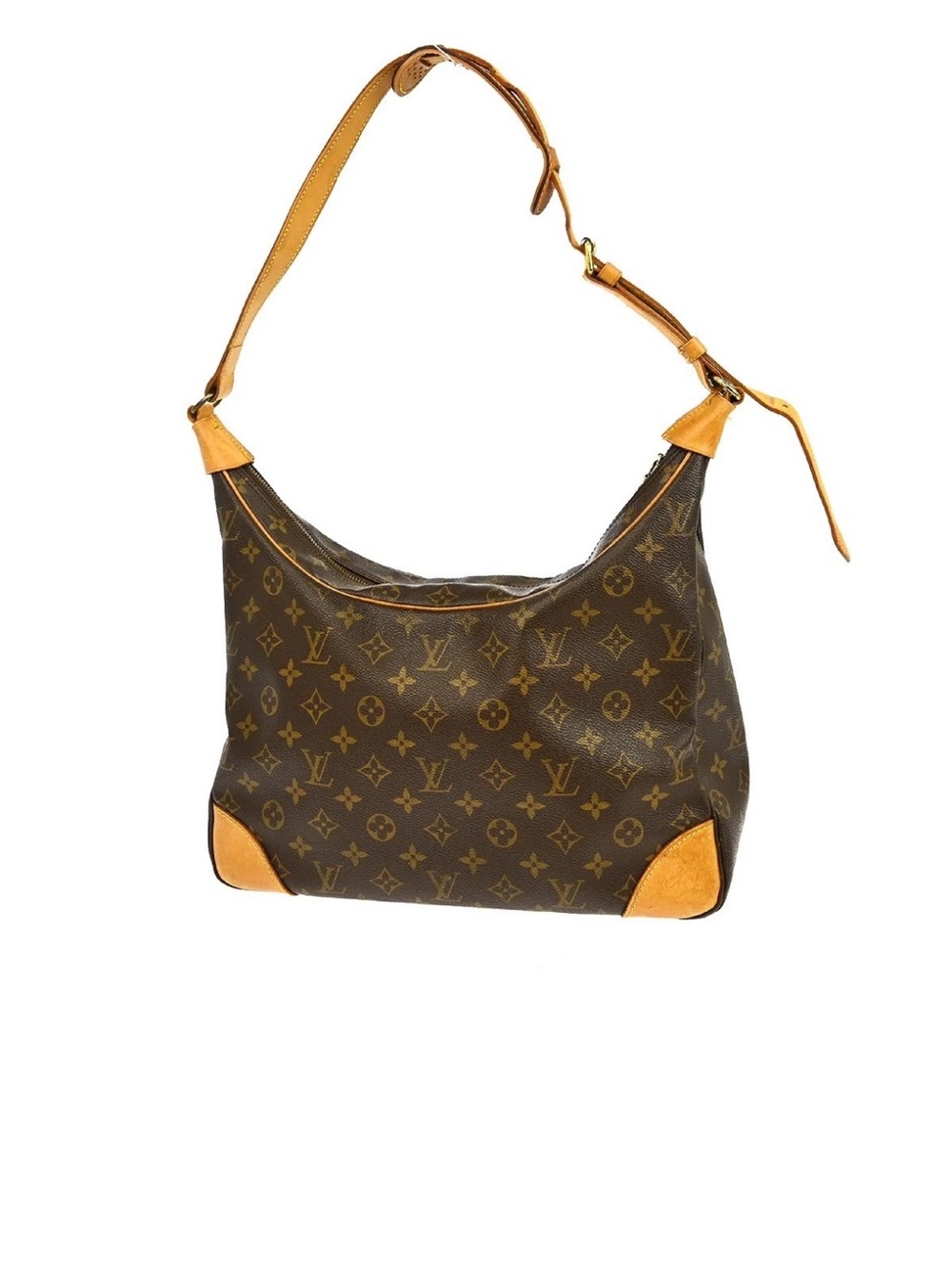 Louis Vuitton Monogram Canvas Hobo with Vachetta Trim